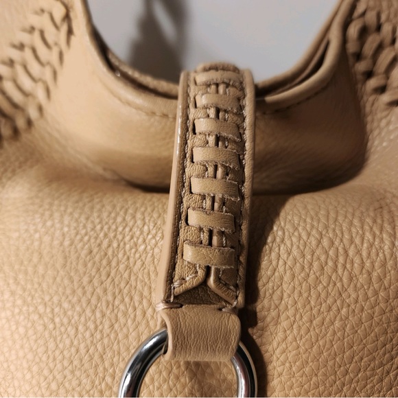 Ralph Lauren Indian Cove Soft Genuine Pebbled Leather Large Hobo/Shoulder Bag - Picture 3 of 15